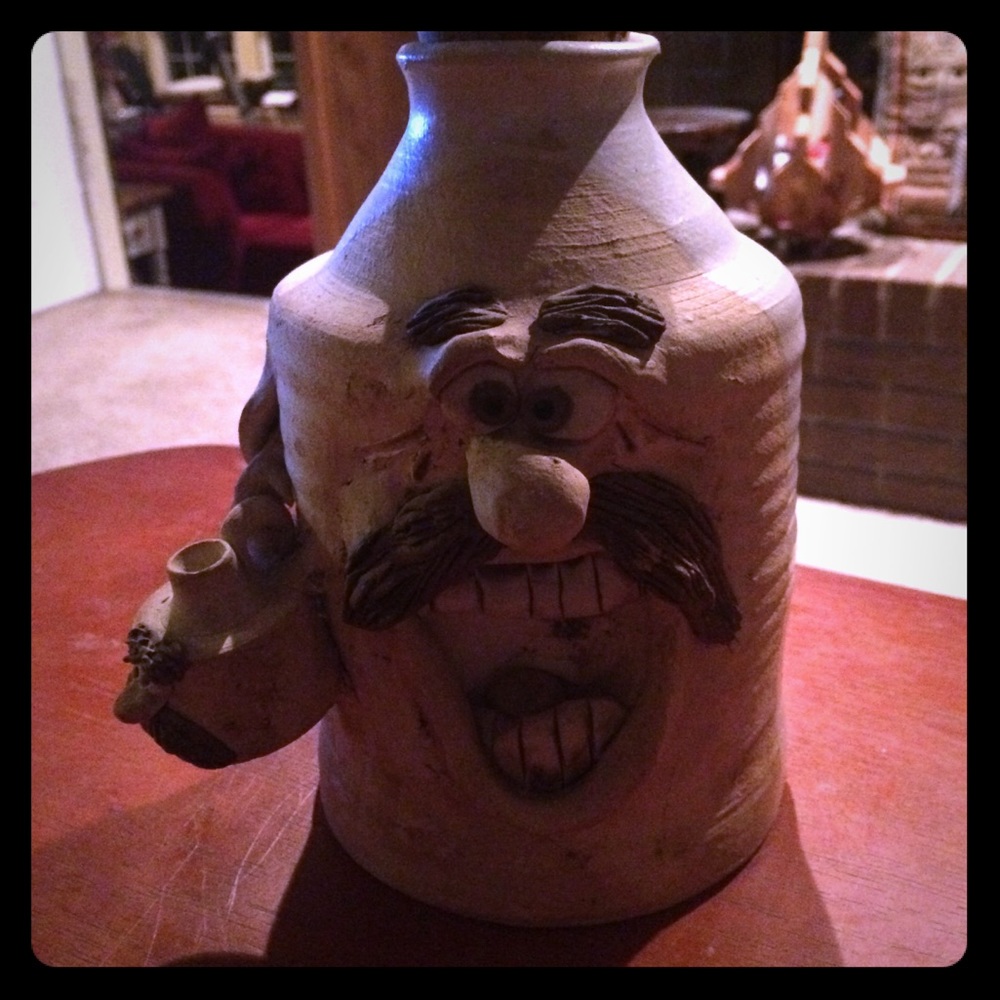 Redneck face jug